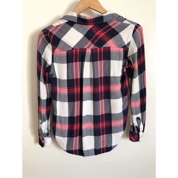 Rails hunter plaid button down shirt size x-small - Picture 7 of 9
